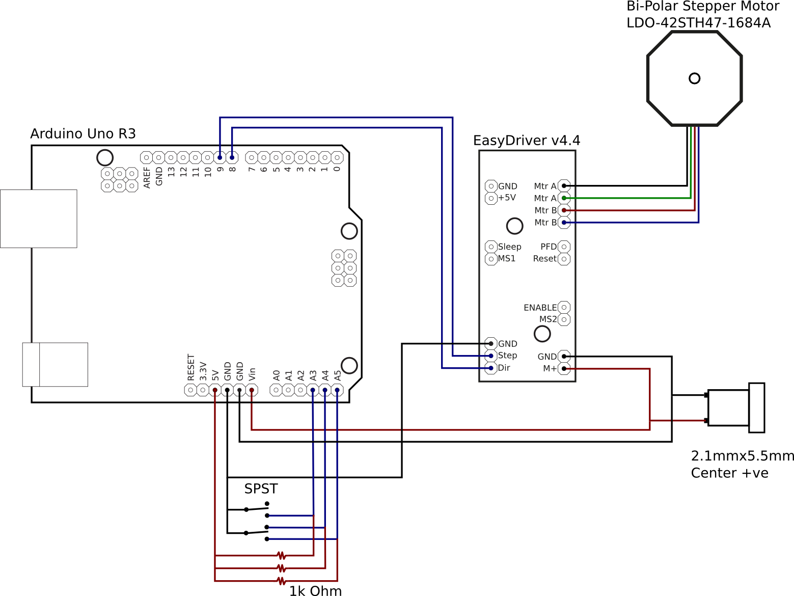 Simple hdd motor driver circuit