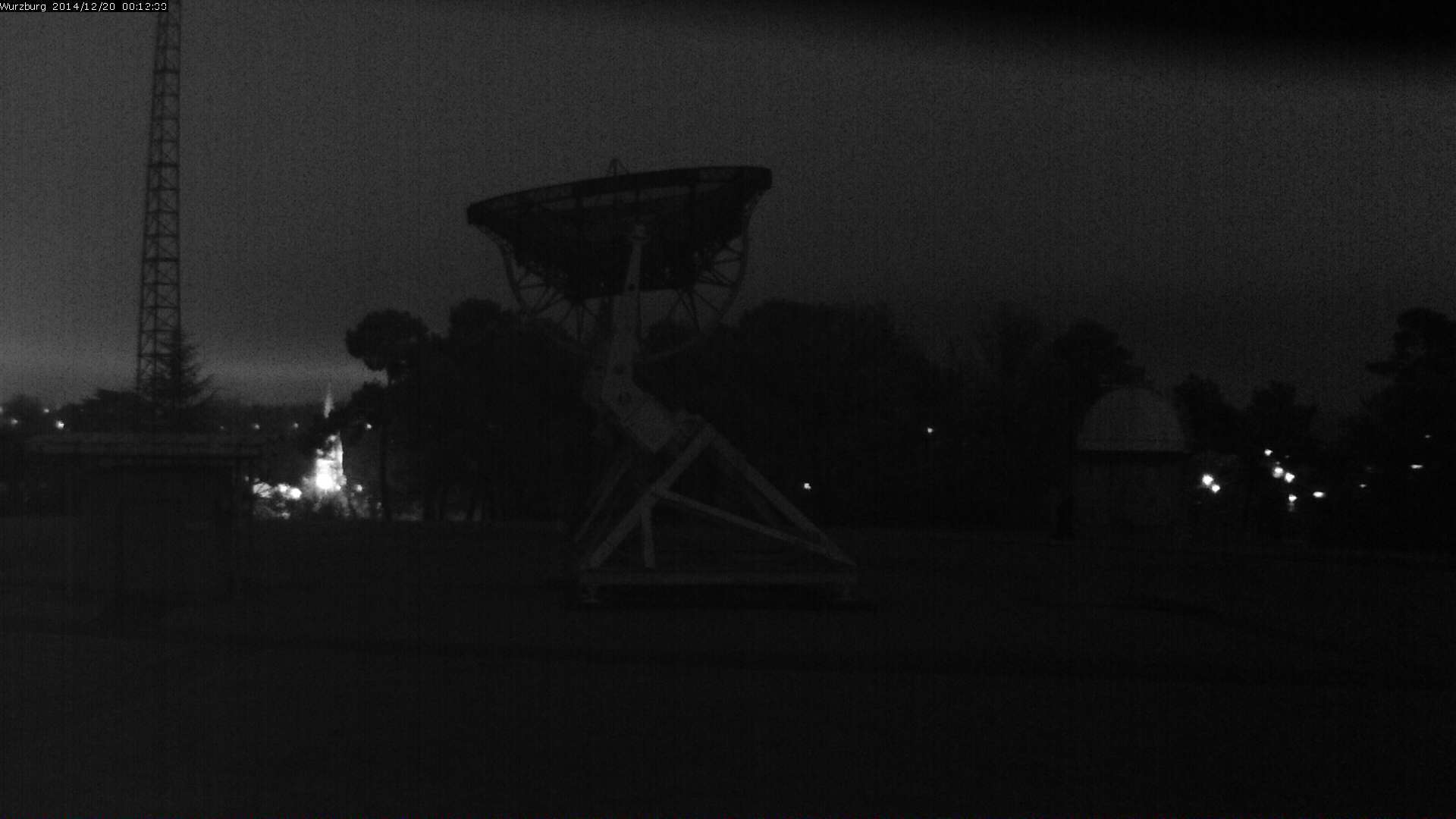 Wurzburg Radio Telescope stacked image